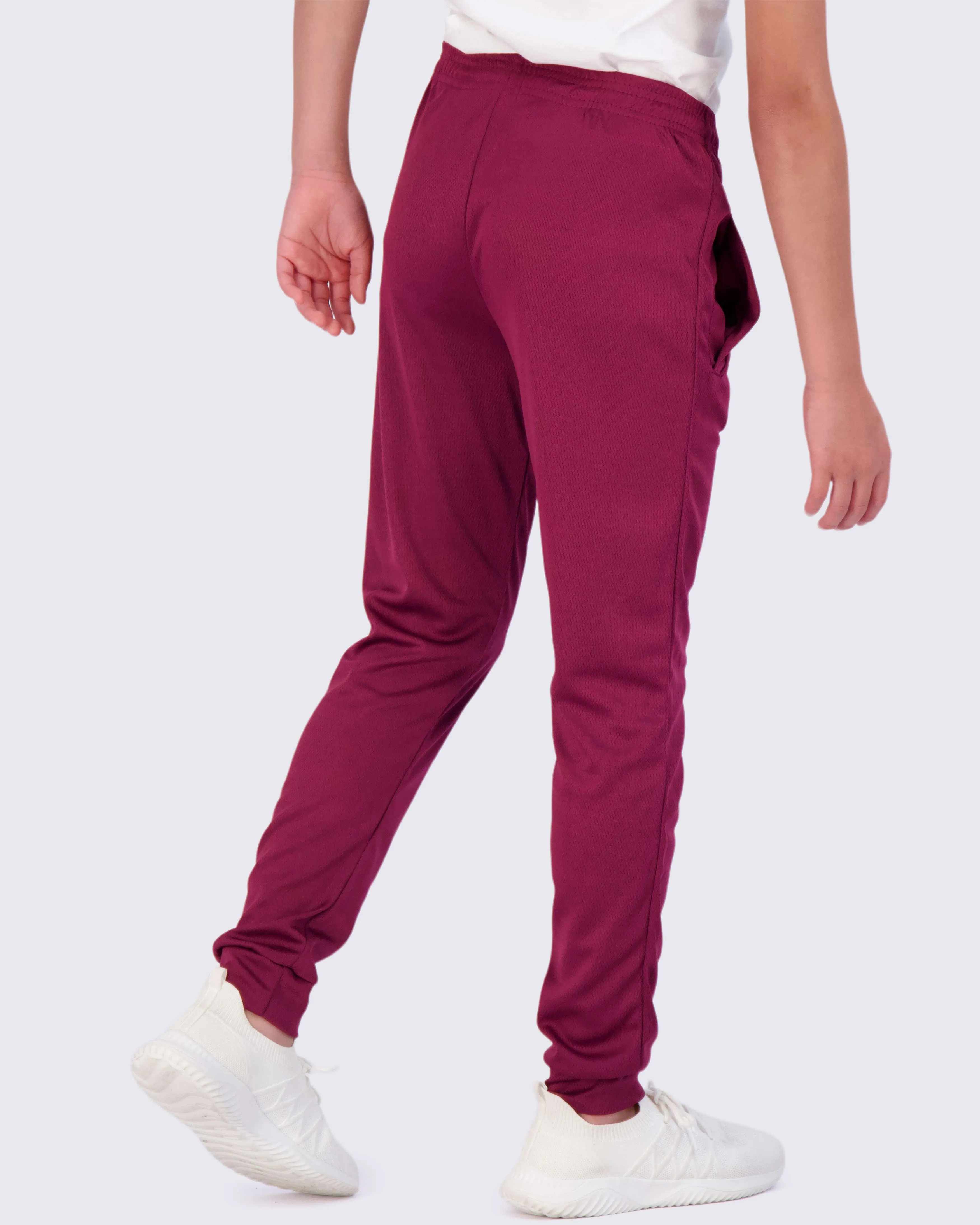 3 Pack: Boys Mesh Active Casual Jogger Sweatpants