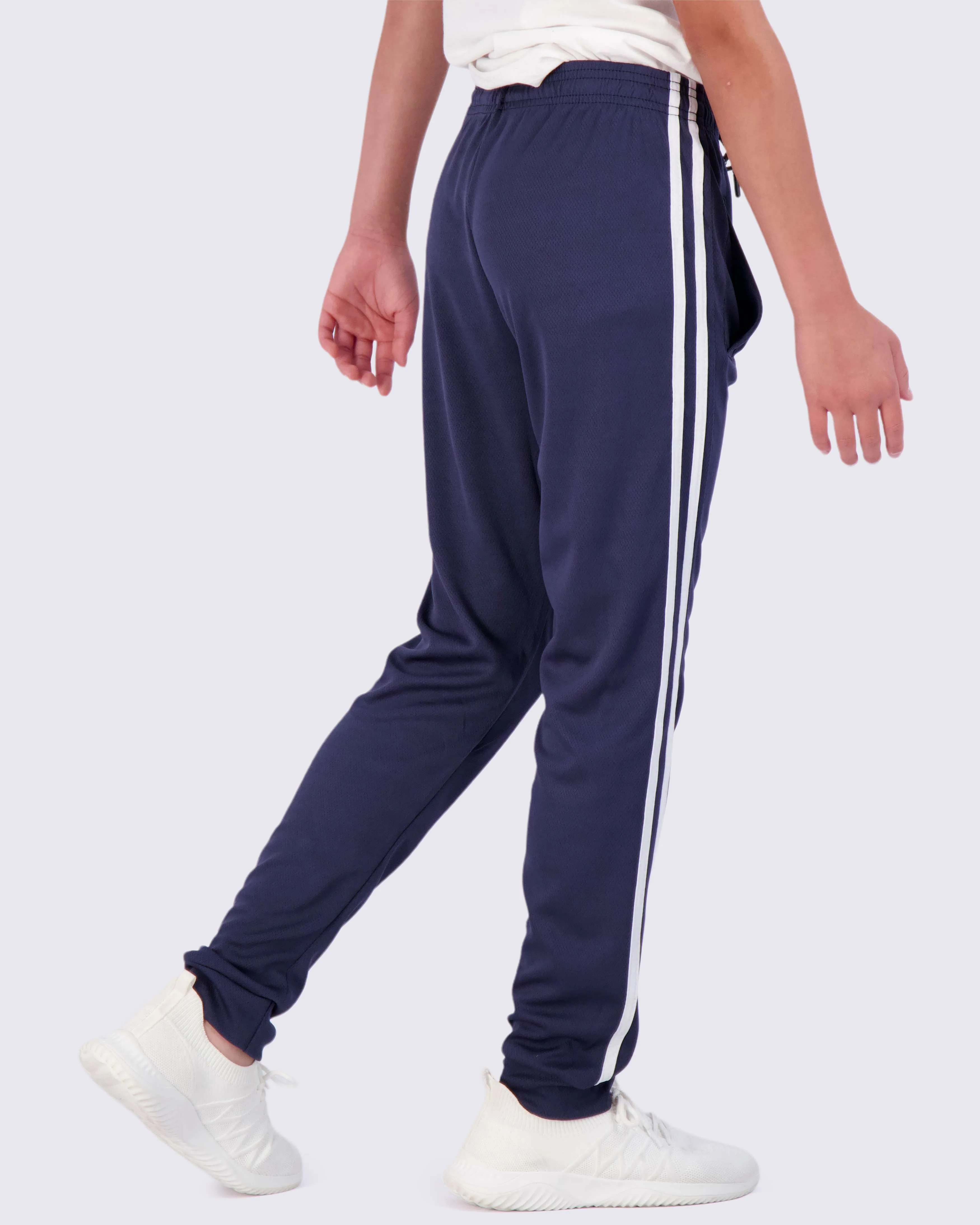 3 Pack: Boys Mesh Active Casual Jogger Sweatpants