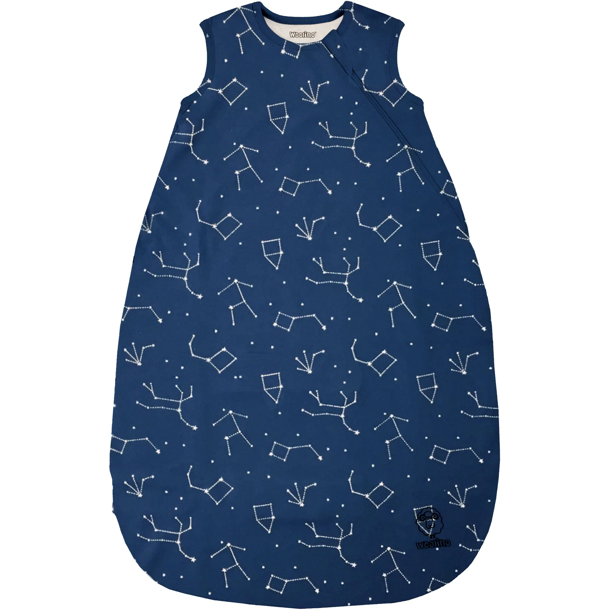 4 Season® Basic Baby Sleeping Bag, Merino Wool & Organic Cotton, Night Sky™