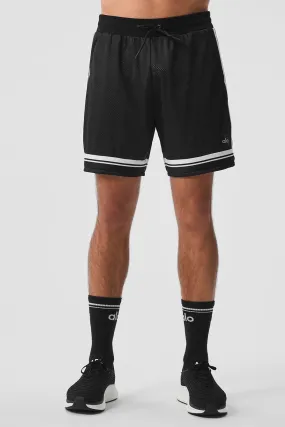 7 Key Mesh Basketball Short - Black