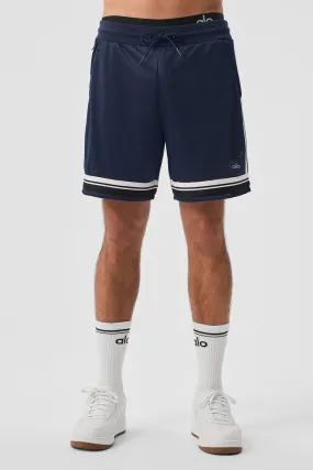 7 Key Mesh Basketball Short - Navy