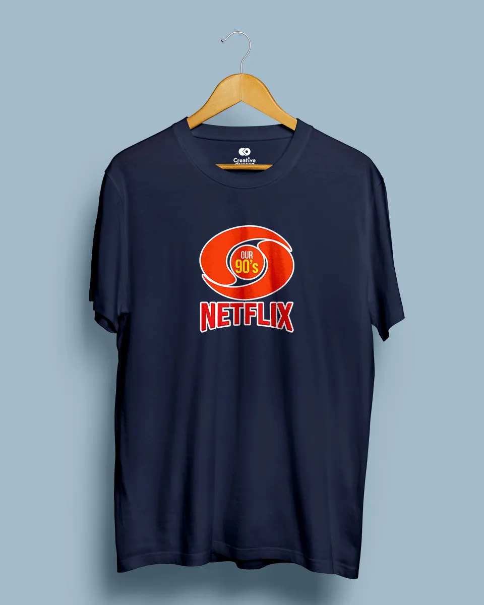 90's Netflix - Half Sleeve T-shirt