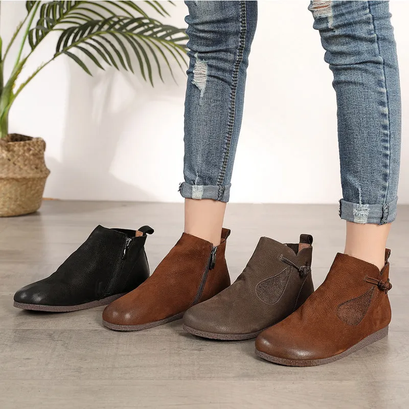 Autumn Retro Soft bottom Boots| Gift Shoes