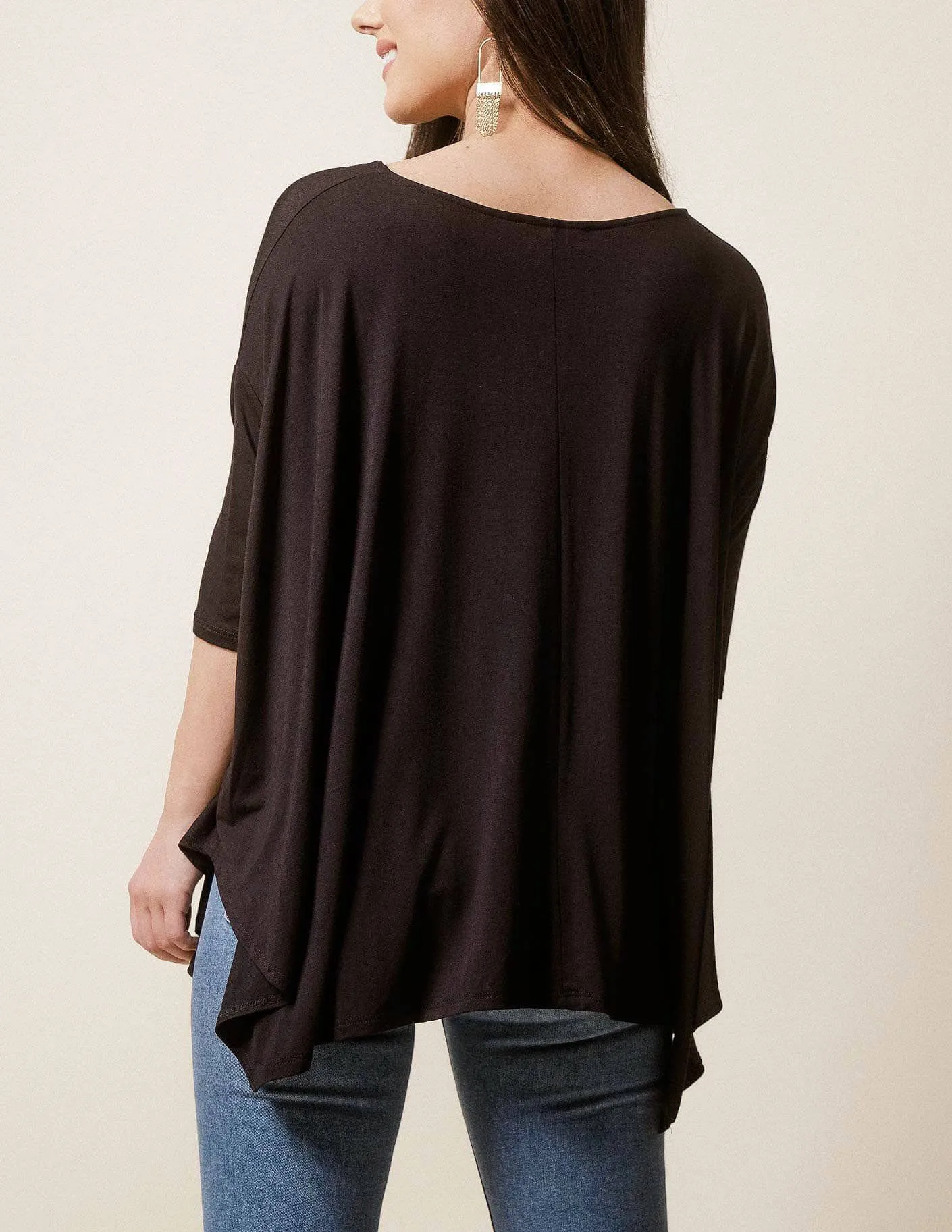 Bamboo Poncho Top