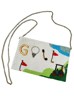 Beaded "Golf" Clutch