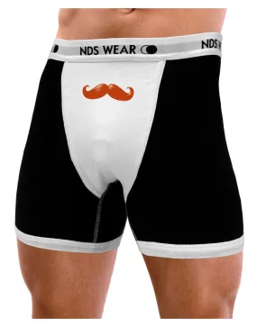 Big Redhead Mustache Mens Boxer Brief Underwear