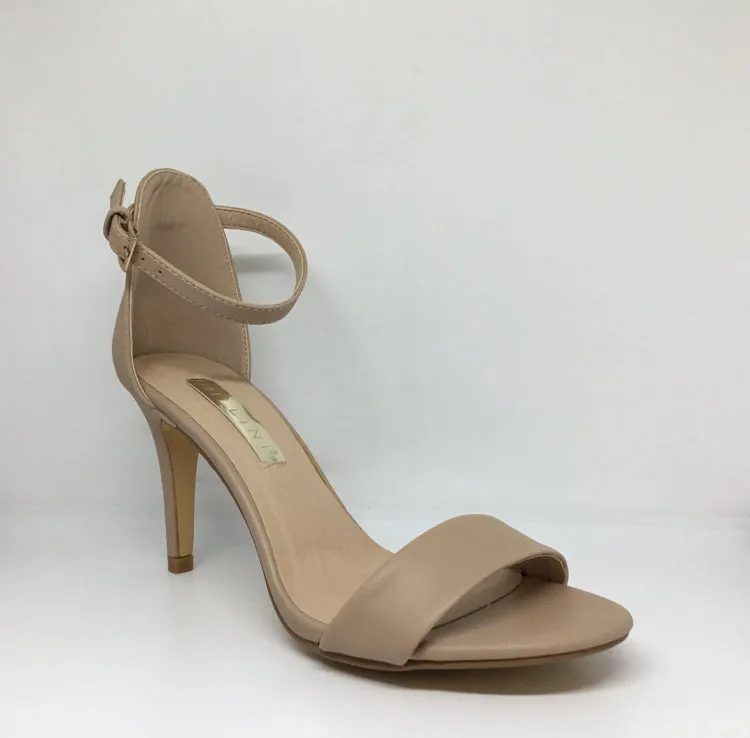 Billini Cora ~ Nude ~ Black ~ Synthetic Heel