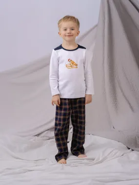 DAMIAN - BOYS' PYJAMA SET IN DOG PRINT