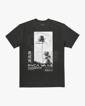 Hawaii Language Hex Tee - Black