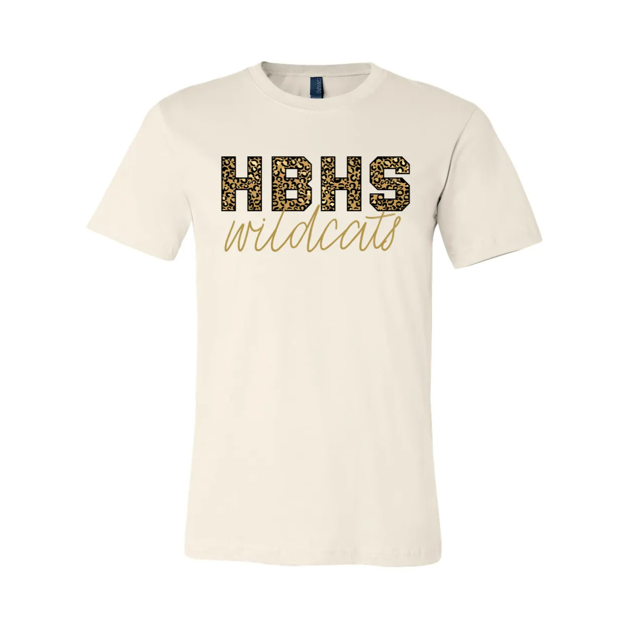 HBHS Wildcats Animal Print T-Shirt