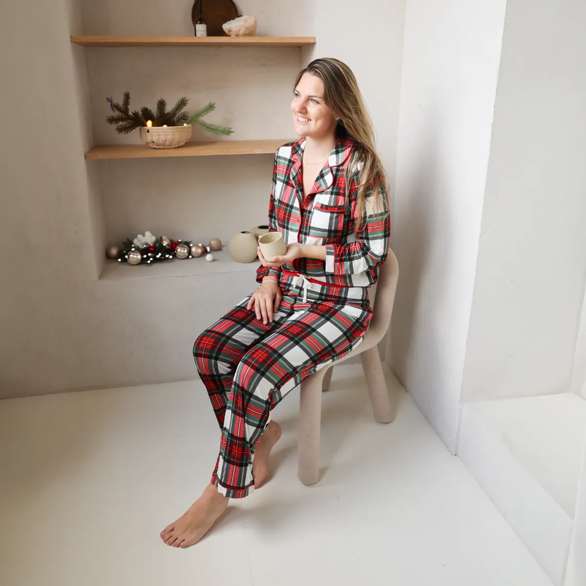 Ladies Tartan Dreams Pyjamas Set