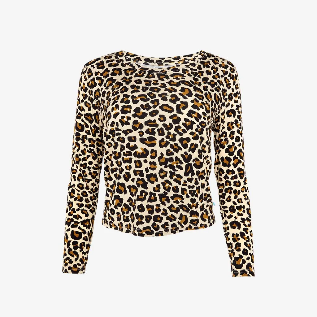 Lana Leopard Tan Women's Scoop Tee