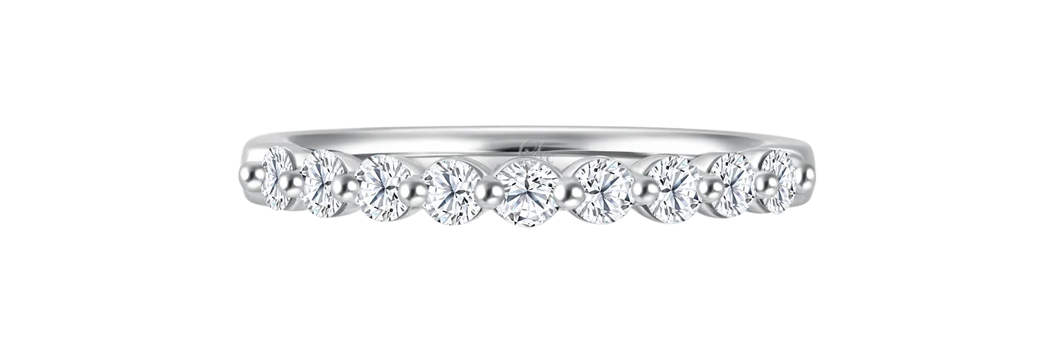 LVC Petit Precieux Eternity Diamond Wedding Band