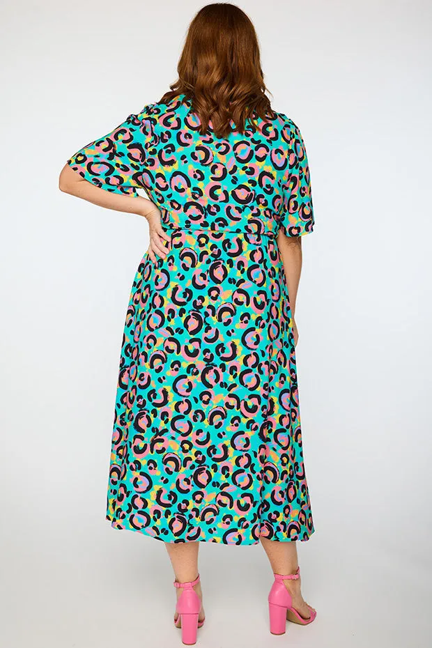 Michelle Little Party Leopard Dress