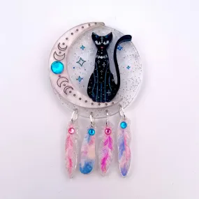 Moon Kitty - Brooch