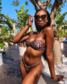 Nakeela Bikini Bottom in Magic Leopard