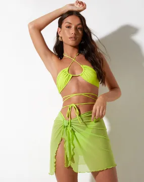 Pao Sarong in Jackfruit Green