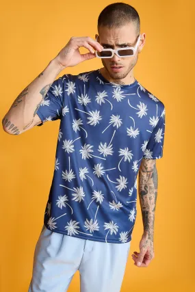 Printed Men's T-Shirt- Coconut Trees