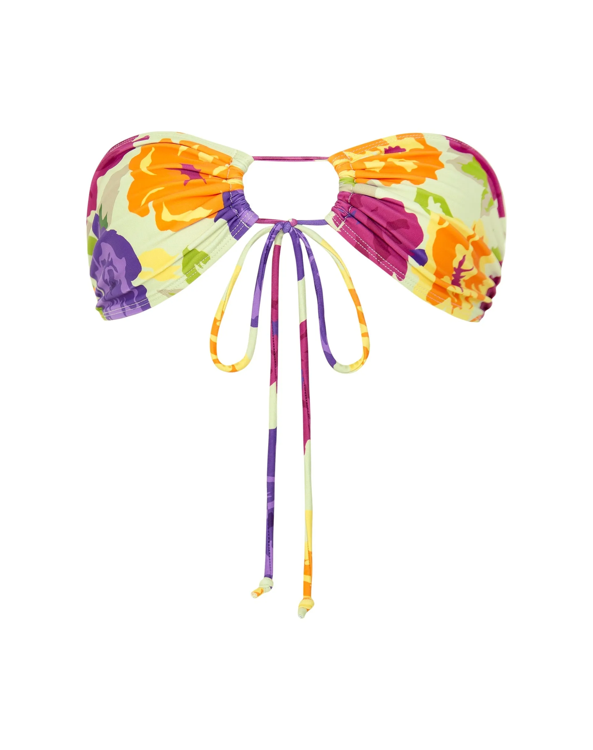 Racola Bikini Top in Tropicana Brights