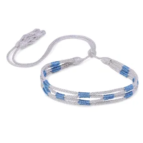 Ren n°2 Choker in Silver Blue Moon