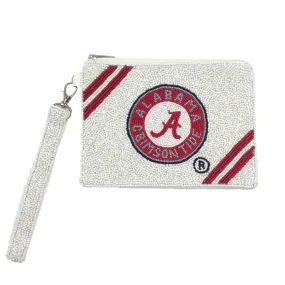 THE UNIVERSITY OF ALABAMA CRIMSON TIDE BEADED WRISTLET